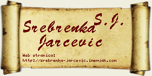 Srebrenka Jarčević vizit kartica